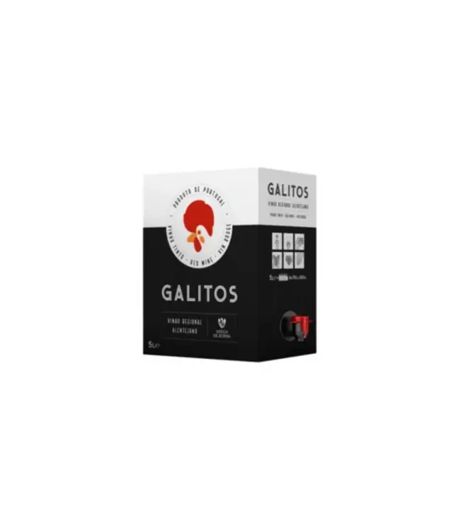Galitos Rode wijn Bag in Box de wijn 5 Ltr. tapkraan Alentejo
