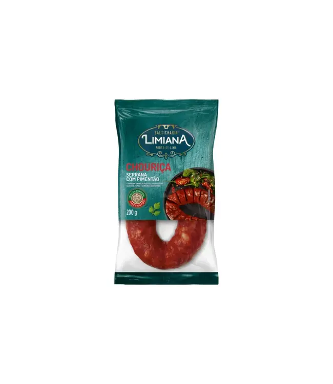 Limiana Chourica Serrana Pimentão 200 Gr