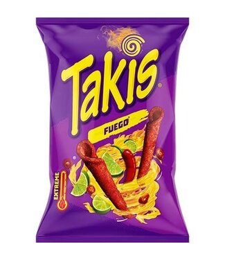 Takis TAKIS  Maïs Snack Chili & Limoen Fuego 18x100g