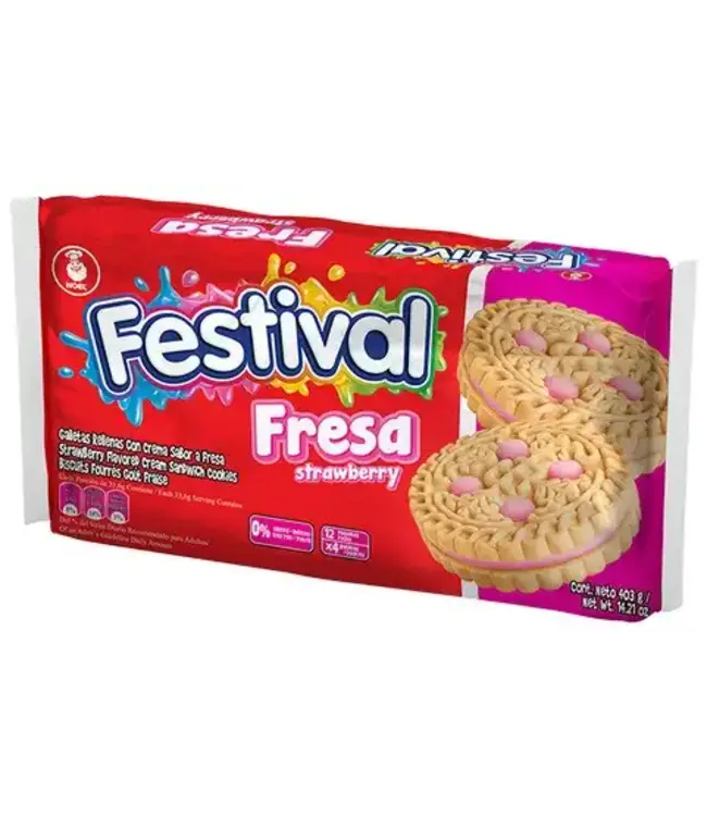 FESTIVAL strawberry 12X403G PER DOOS