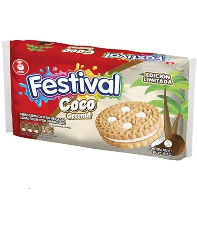 FESTIVAL coconut 12X403G PER DOOS