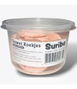 Suriba DAWET KOEKJES SURIBA 10ST PER BAKJE