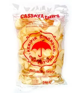 Ayat Food Products CASSAVECHIPS MIRASA 250GRAM PER PAK