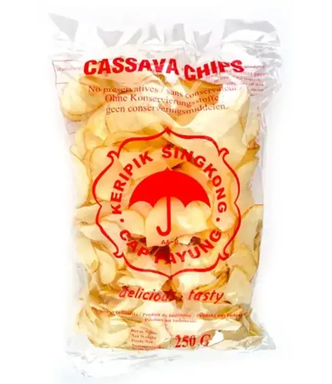 CASSAVECHIPS MIRASA 250GRAM PER PAK