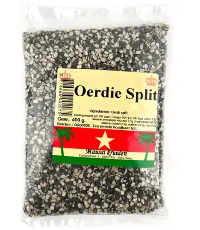 OERDI BONEN SPLIT MAUSSI 400GR (KLEIN) PER PAK