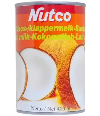 Nutco KOKOSMELK NUTCO 400ML (GROOT) PER BLIK
