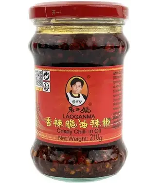 Lee Kum Kee CRISPY CHILLI IN OIL loaganma 210GRAM
