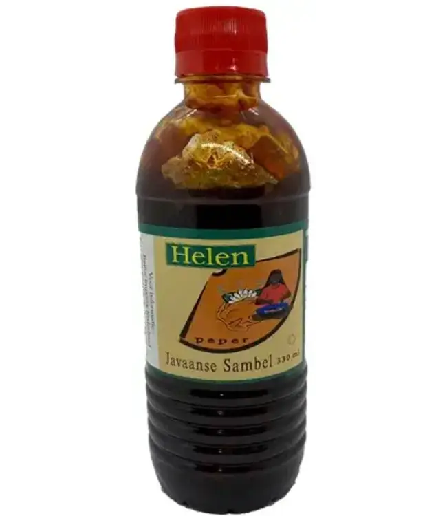 HELEN javaanse sambel 330ML PER FLES (ROOD)