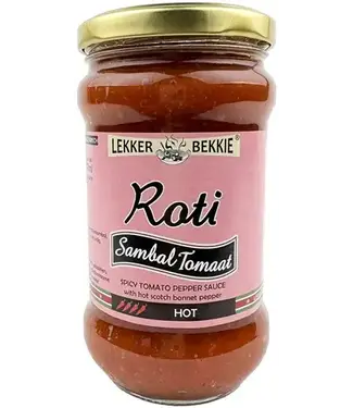 Lekker Bekkie LEKKER BEKKIE ROTI/TOMAAT SAMBAL 300ML
