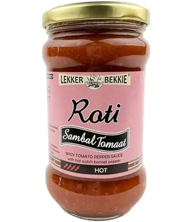 LEKKER BEKKIE ROTI/TOMAAT SAMBAL 300ML