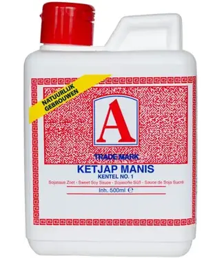 Flower Brand KETJAP A MANIS 500ML (klein) PER FLES