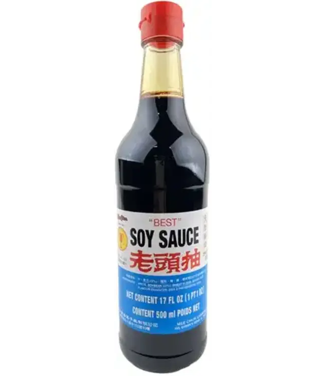 KETJAP BEST SOY SAUCE 500ML GLAS PER FLES