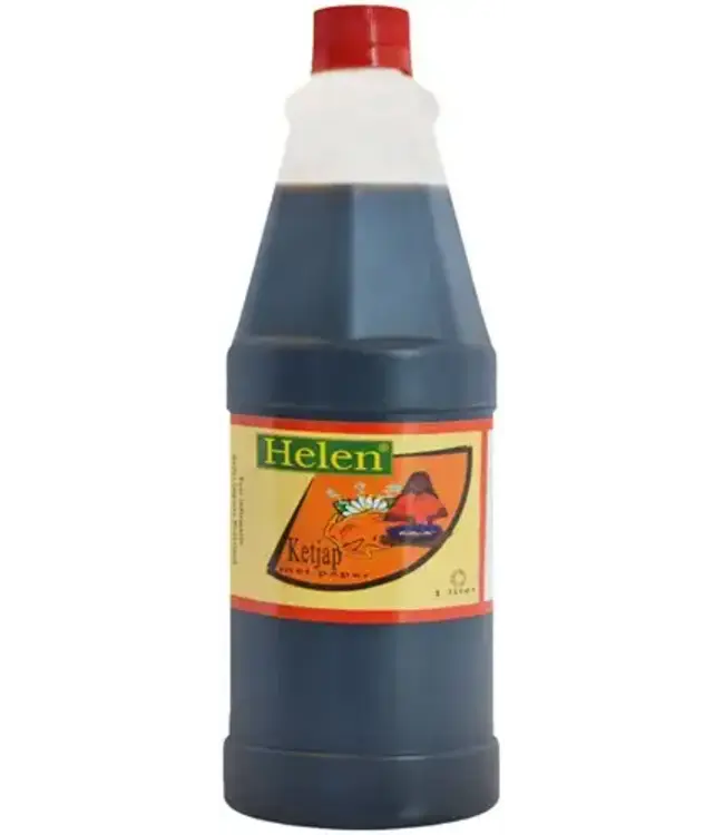 KETJAP HELEN 1LTR MET PEPER (GROOT) PER FLES
