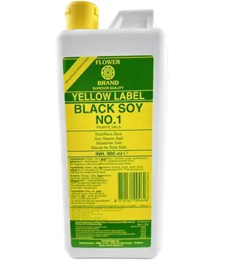 Flower Brand KETJAP YELLOW LABEL 900ML PER FLES