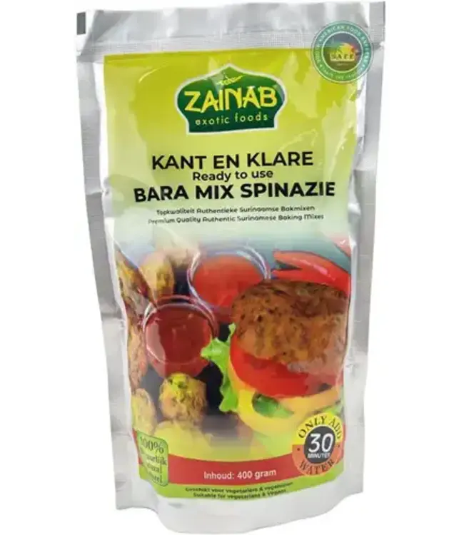 BARAMIX MET SPINAZIE ZAINAB 400G PER PAK
