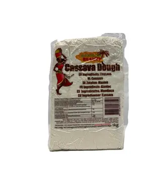 African Beauty CASSAVA DOUGH AFRICAN BEAUTY 1KG PER PAK