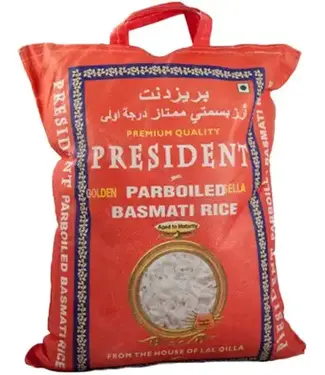 President PRESIDENT sella 5KG BASMATI (ROOD)