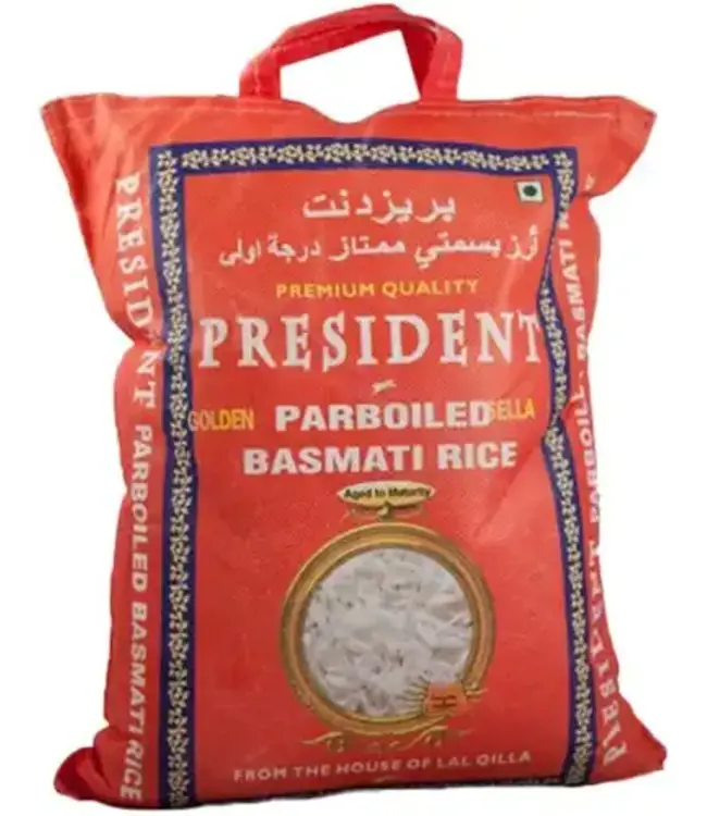 PRESIDENT sella 5KG BASMATI (ROOD)