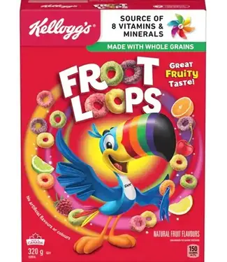Kellogg's KELLOGG'S FROOT LOOPS 320G PER PAK