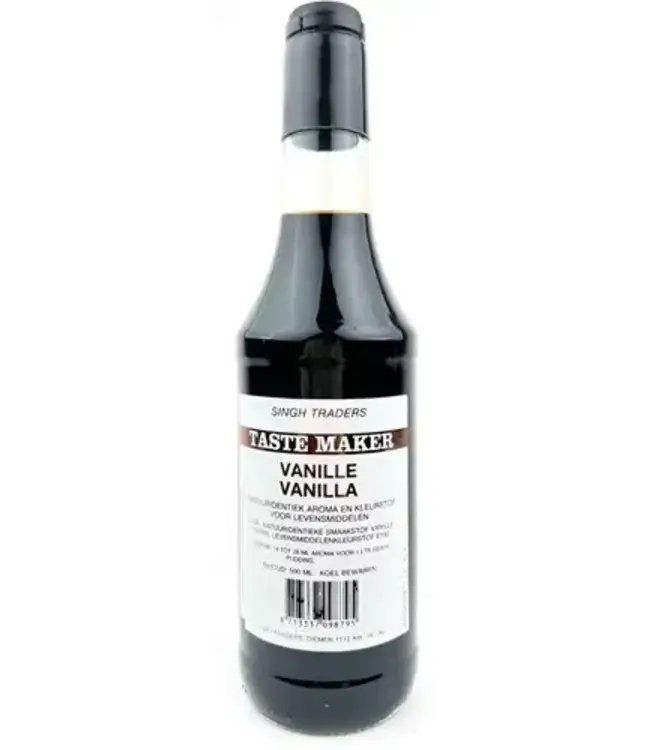 TASTE MAKER VANILLE ZWART ESSENCE 500ML