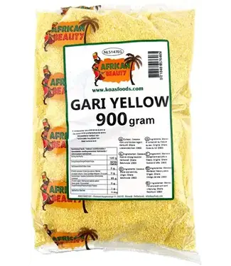 African Beauty GARI YELLOW african beauty 900G PER PAK