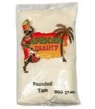 African Beauty POUNDED YAM AFRICAN BEAUTY 900GR PER PAK