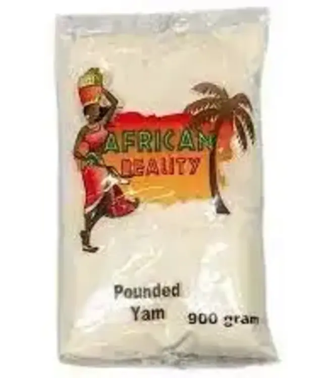 POUNDED YAM AFRICAN BEAUTY 900GR PER PAK