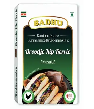 Badhu BADHU BROODJE KIP KERRIE MASALA 100G PER PAK