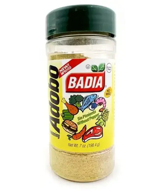 BADIA ADOBO WITHOUT PEPPER GROEN 7OZ (MIDDEL) PER STUK