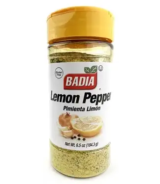 Badia BADIA LEMON PEPPER 6.5OZ (MIDDEL) PER STUK