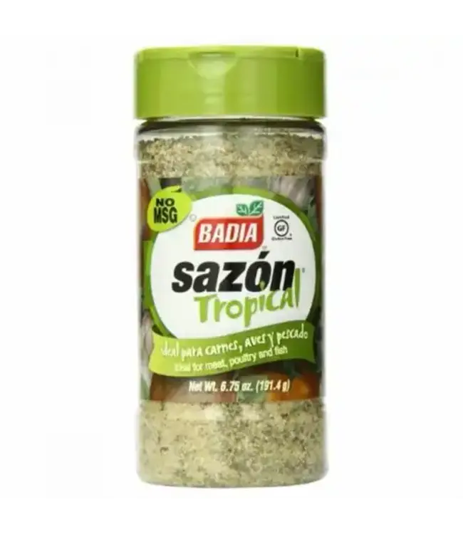 BADIA SAZON TROPICAL GROEN 6.75OZ PER STUK