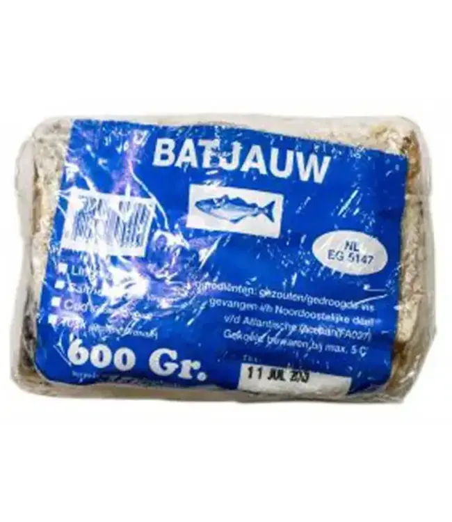 BAKKELJAUW 600 MET GRAAT PER PAK