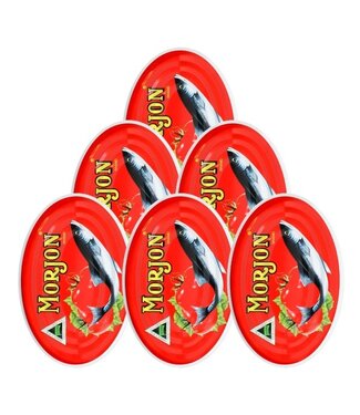 Morjon TOMATEN SARDIEN MORJON 6X425G PER BLIK