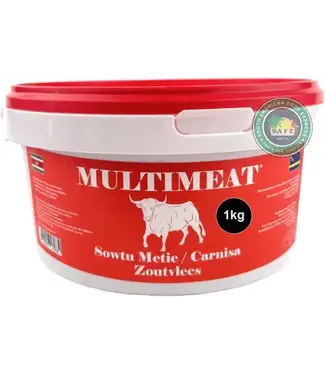 ZOUTVLEES MULTIMEAT 1KG PER EMMER