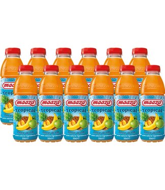 Maaza MAAZA 12X50CL TROPICAL PET FLES