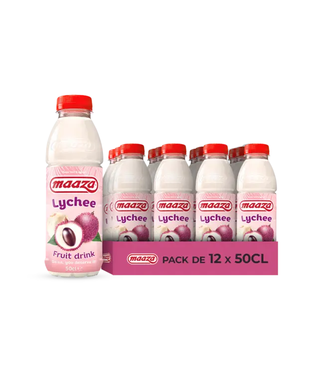 MAAZA 12X50CL LYCHEE PET FLES