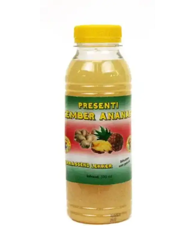 PRESENTI GEMBER-ANANAS 330ML PER FLES