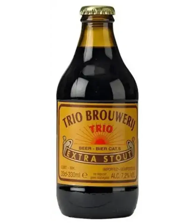 TRIO STOUT 33CL GLAS FLES