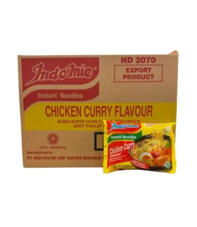 INDOMIE NOEDELS CHICKEN CURRY (40X80GR) PER DOOS