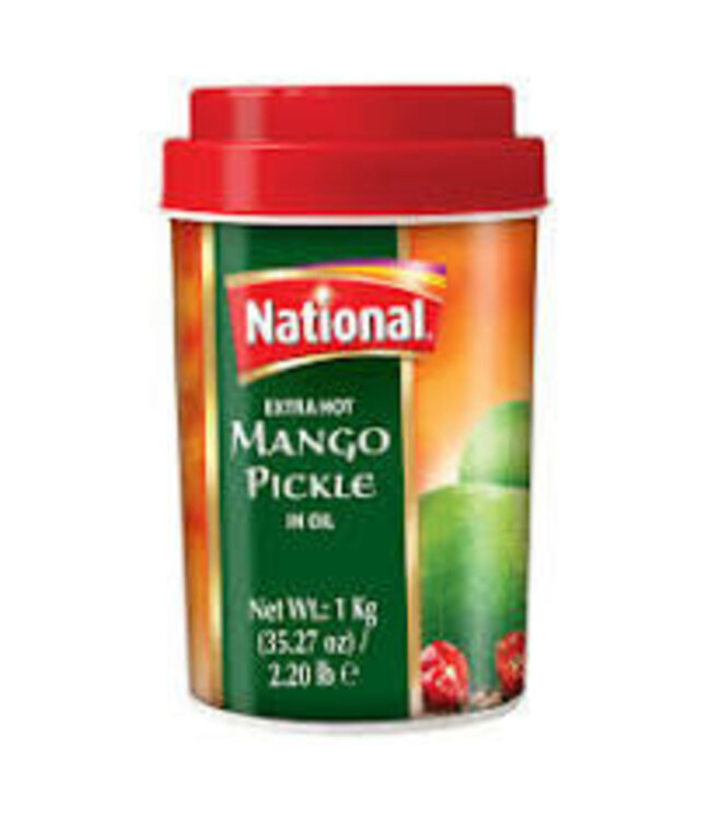 NATIONAL EXTRA HOT MANGO PICKLE 1KG