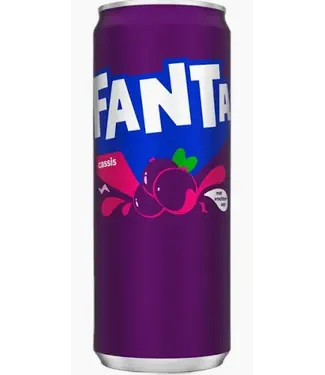 Fanta Frisdrank Fanta Cassis blikje 0.33l