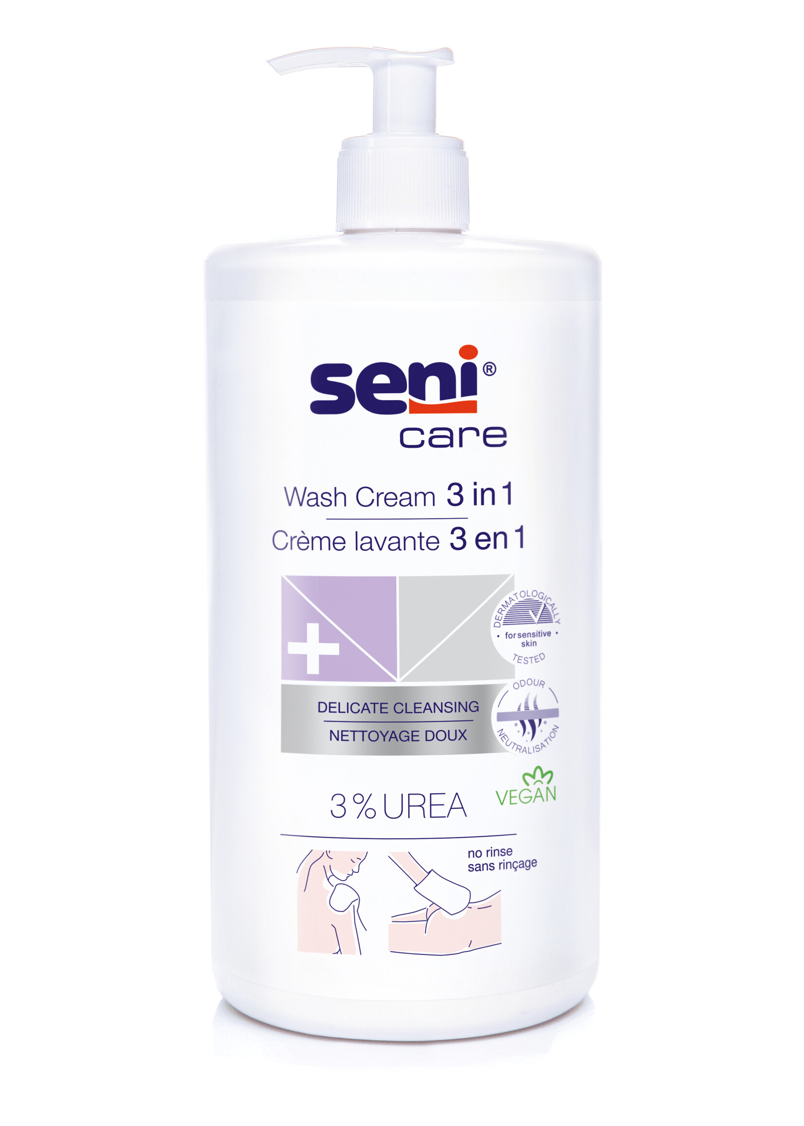 SENI CARE WASCREME 3 IN 1