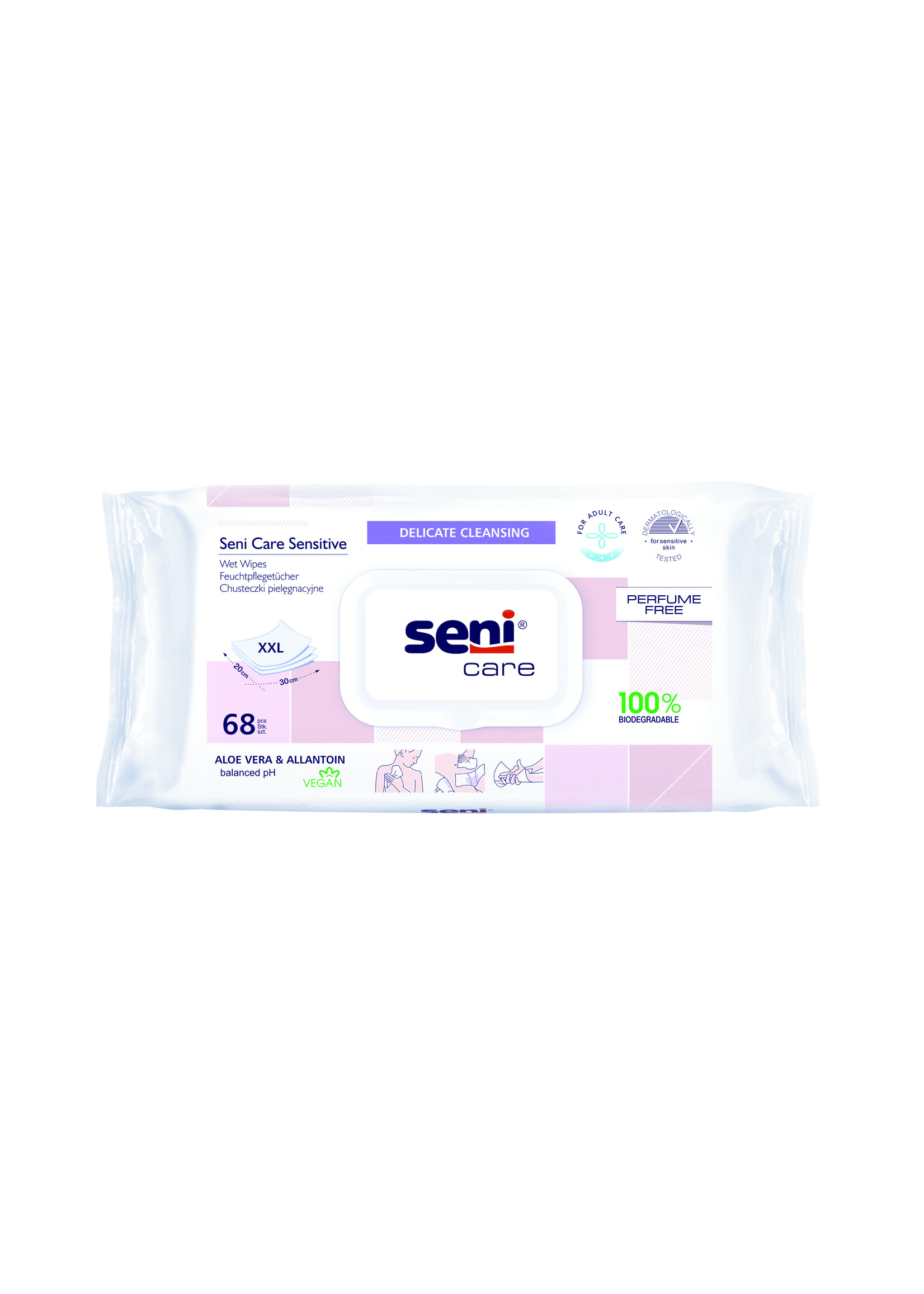 SENI CARE VOCHTIGE DOEKJES SENSITIVE