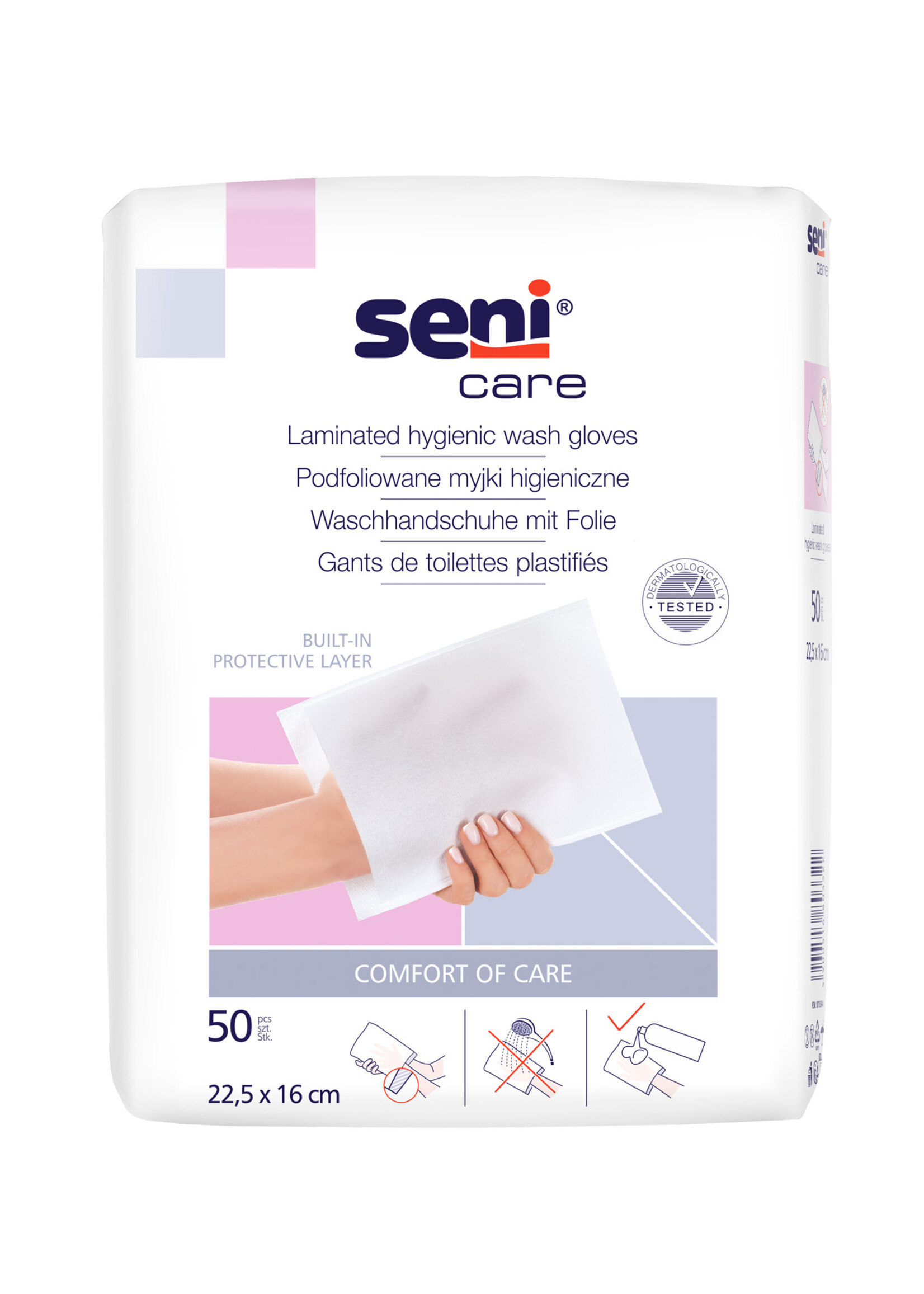 SENI CARE DROGE WASHANDJES MET FOLIE