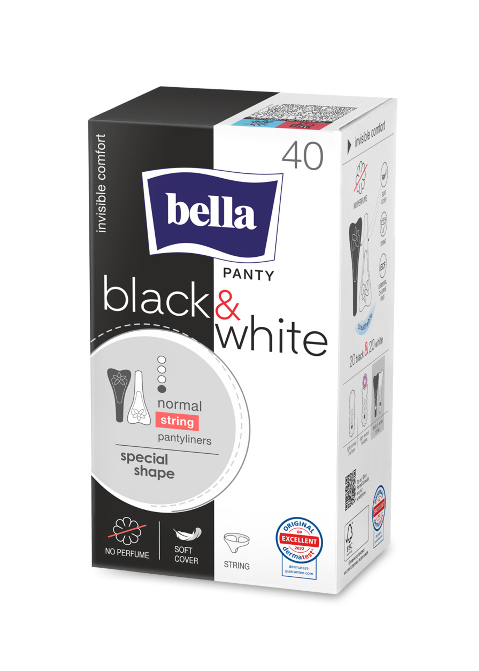 BELLA PANTY BLACK & WHTIE
