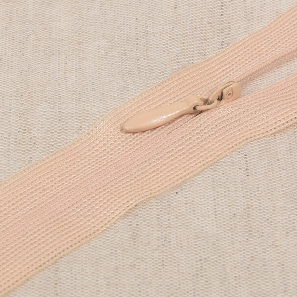 Blinde rits -  helder beige 891