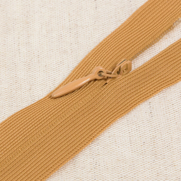 Blinde rits - cognac 508