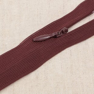 Blinde rits - donker bordeaux 864