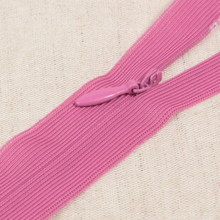 Blinde rits - donker fuchsia 524