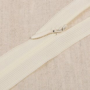 Blinde rits - ivoor 841